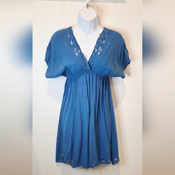 As U Wish Blue Dress- Size S - Picture 1 of 2